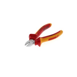 GEDORE VDE 8314-140 H Side Cutters for Medium-Hard Wire up to 1.6 mm Insulated, Electrical, Hardened, Length 140 mm