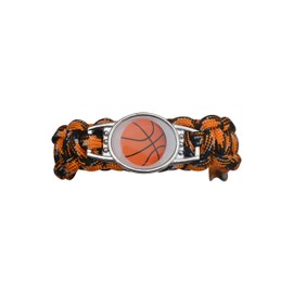 Infinity Collection Basketball Bracelet- Paracord Bracelets, Basketball Jewelry, Basketball Gift for Basketball Players
