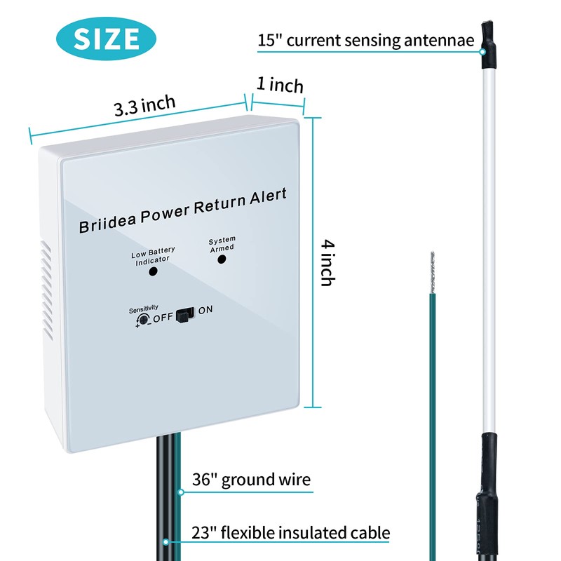 Power Return Alarm, Briidea Utility Power Back on Alert for