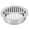 Nivvity Anti Blocking Balcony Floor Drain Stainless Steel Outdoor (160