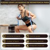 Resistance Band 15 kg Black - Natural Latex Elastic Band