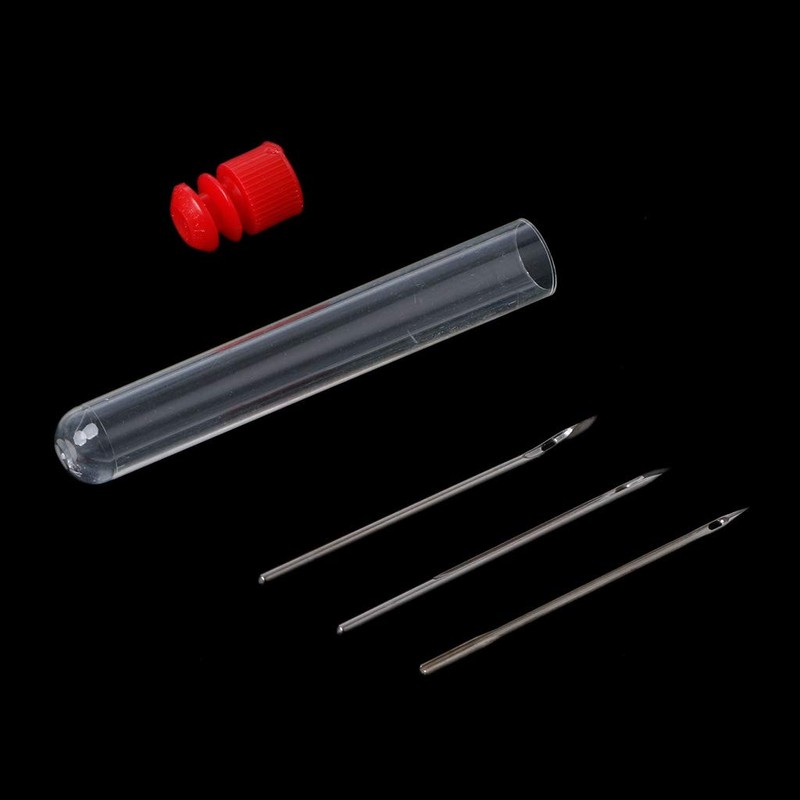 HLLR 3Pcs Stainless Steel Sewing Needles For Speedy Stitcher Sewing