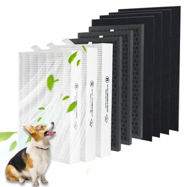 True HEPA Replacement Filter Kit Compatible with Honeywell HPA5300B, HPA5350 & PowerPlus HPA3300 Air Purifiers, Replaces HRF-R3, HRFSC1, HRF-A300, HRF-ARVP300 Filters (3-Pack)