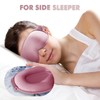 Sleep Eye Mask for Side Sleeper, Lash Extensions 3D Contoured