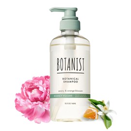 Botanist Keratin Shampoo for Fine & Thinning Hair Women & Men, Natural Organic Shampoo by Macadamia Nut Oil & Chamomile Extract from Japan, Silicone & Sulfate Free, Peony & Orange Blossom, 15.5 Fl Oz