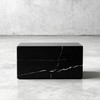 Aspen Studio AspenStudio Genuine Black Marquina Marble Cremation Urn for