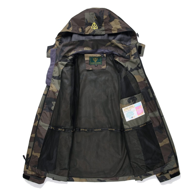 GIISAM Mens Windproof Jacket Waterproof Lightweight Mountain Sport Jacket for
