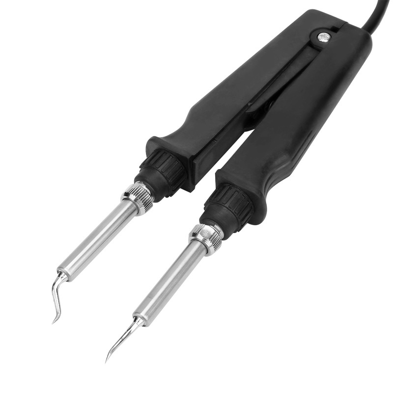 SMD Rework Station 220V 60W Desoldering Soldering Tweezer Style Iron