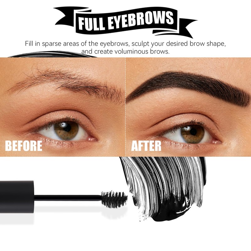 KGAJSGH Hair Mascara for Gray Roots & Brows, 2 in
