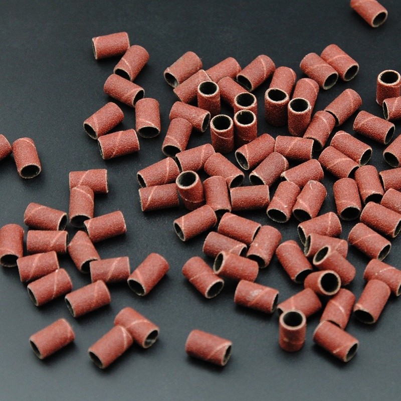 Yimart® 100Pcs 80 Grit Nail Art Sanding Bands for Nail