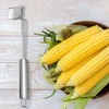 2 Pieces Corn Peeler Corn Cutter, Stainless Steel Corn Cob