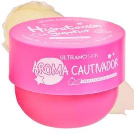 Crema Corporal Hidratante Diaria, Humectante Nutritiva Para Piel Seca a Muy Seca, Hidratación por 24 Horas, 250 g, Sabor y Fresa