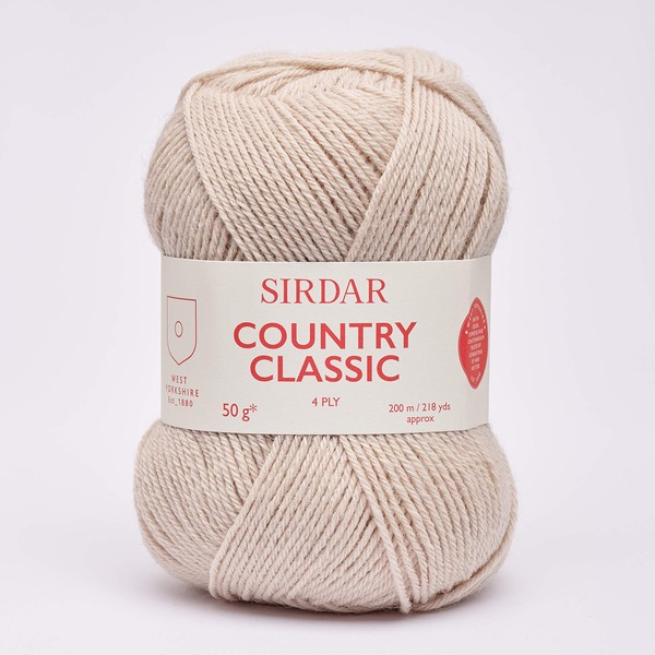 Sirdar Country Classic 4 Ply, Oat Beige (951), 50g