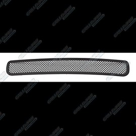 APS Compatible with 2011-2014 Chevy Silverado 2500 HD 3500 HD Stainless Black Bumper Mesh Grill N19-H23867C
