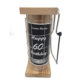 Happy Birthday 60 – Birthday Gifts – Iron Reserve Money Box with Saw for Sawing the Grid – Money Gift – Money Box – Gift Ideas