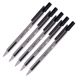Nataraj Mechanical Pencils, 0.7mm Lead Size, Pack of 5, Platinum-X Propelling Pencils, Comfort Grip, Perfect for School Office Home Everyday Use