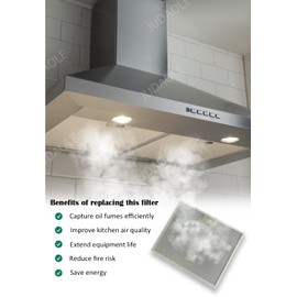 wb02x27203 Part Number Grease Filter Compatible with GE Range Hood(OEM Replacement)