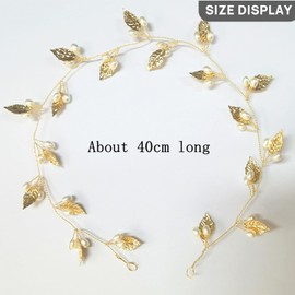 Tocado de Novia, Tocados para Novia Diadema de Cristal para Boda, Pelo Nupcial, Tocado para Niña, Tocado de Novia para Boda, Diadema para Dama de Honor, Damas de Honor Mujeres Accesorios (Color dorado)