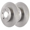 AutoShack Rear Brake Kit Rotors and Performance Ceramic Pads Pair
