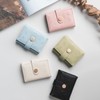 Vulkitty Small Wallet for Women, Trifold Cute Ladies Leather Wallet