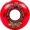 ENUFF Super Softie Wheels Wheels, Adults Unisex, Red (Red), 53