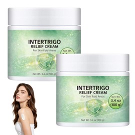 2PCS Intertrigo Cream-Non-Greasy Moisture Control Formula for Daily Comfort,Skin Fold Care & Chafing Support Cream,Helps Soothe Skin & Reduce Friction,for Underarms,Inner Thighs & Other Areas,6.8 oz
