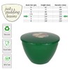 Christmas pudding bowls with lids Christmas Green basin and lid