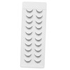 LALAFINA Classic Wispy False Lashes 10 Pairs Pack Short Fake