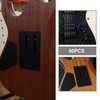 ECSiNG 50PCS Electric Guitar Pickguard Screws Electric Bass Scratchplate Mounting