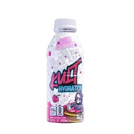 Kult Hydration RTD Electrolyte Replenishment Drink | 5 Calories | Sugar Free | 1015mg Total Electrolytes 16.9 fl oz (12 Pack) - Flavor: White Cherry