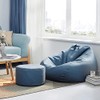 Koolouispoper Sofas Cover Puff Gigante Chairs Without Filler Linen Cloth