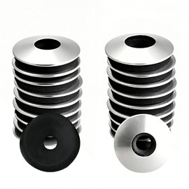 YUESIKJ EPDM Sealing Washers M8 x 19 mm Stainless Steel Rubber EPDM Washers for Screws Pack of 50