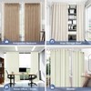 AKTOP Room Divider, No Drilling Curtain Tension Rods Wall Divider