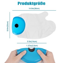 2 Pcs Waterproof Hand Cover for Shower, Cast Cover, Waterproof Hand Protector for Showering for Finger Wrist Bandages Wound Care Soft Comfortable Supplies