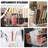 Organizador Brochas y Paletas Maquillaje Transparente Acrílico