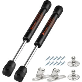 PAMAGOO C16-18233 10 Inch Gas Struts 40 Lbs/178N, Truck Tool Box Shock 10" Gas Spring Lift Support for Boat Lid Shock Compartment Storage RV Cabinet Door Weatherguard Aluminum Pickup Toy Box