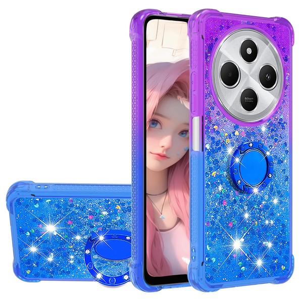 CCSmall for Xiaomi Redmi 14C Clear Case Glitter for Girls