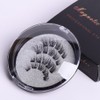 AIXXCUVQ Magnetic Suction False Eyelashes For Eye-catching Effect Transparent Soft