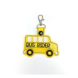 Bus Rider Backpack Tag