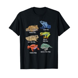 Types Of Frogs Lover Kids Frog Species Frogs T-Shirt