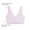 Floatley Cozy Scalloped Bra Comfort Wirefree Full Coverage Seamless Bra