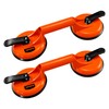 SOLUDE 2 Pack Glass Suction Cups,Aluminium Heavy Duty Vacuum Handle