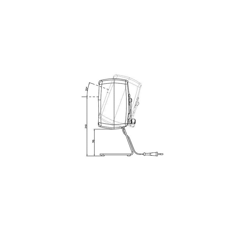 K&M Genelec 8010-320B 23271B Monitor Speaker Stand