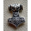 Mjölnir Thor Hammer Small Leather Bag Money Cat Colour Black,