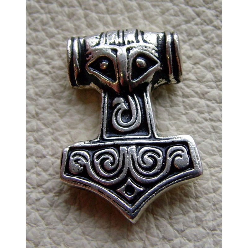 Mjölnir Thor Hammer Small Leather Bag Money Cat Colour Black,