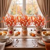 6 Set Fall Mini Mason Jar Centerpieces, Rustic Glass Vases