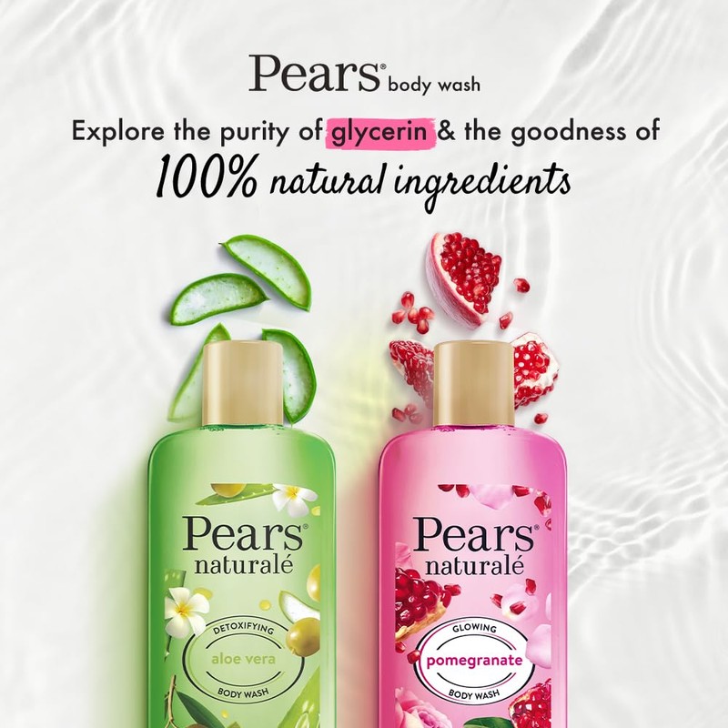 Pears Naturalé Body Wash For Brighter and Glowing Skin, Moisturising