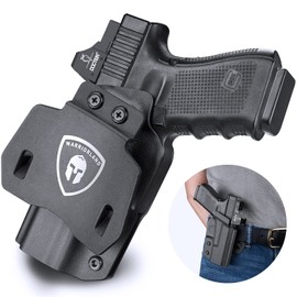 Taurus G2C / G3C Holster, OWB Kydex Optics Cut, Tailored Fit: Taurus G2C/G3C/Millennium PT111 G2/PT140 Pistol! Outside Waistband 1.5/1.75 Inch Paddle Holster, Adj. Posi-Click Retention, Left Hand