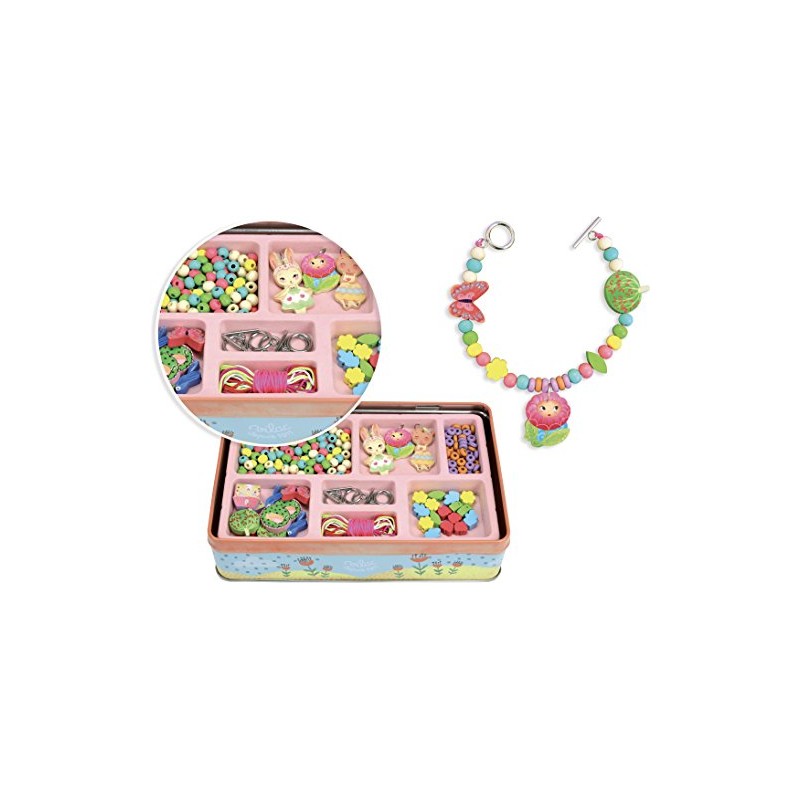 Vilac vilac1514 Holz-Perlen in Metall Box Garten