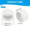 PATIKIL 2" PVC Pipe End Cap Fitting, Furniture Grade Pipe